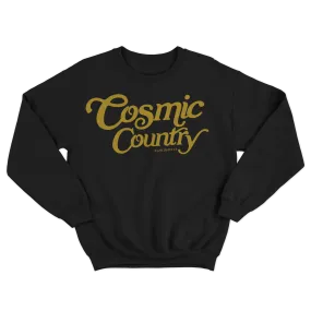 Black Cosmic Country Sweater