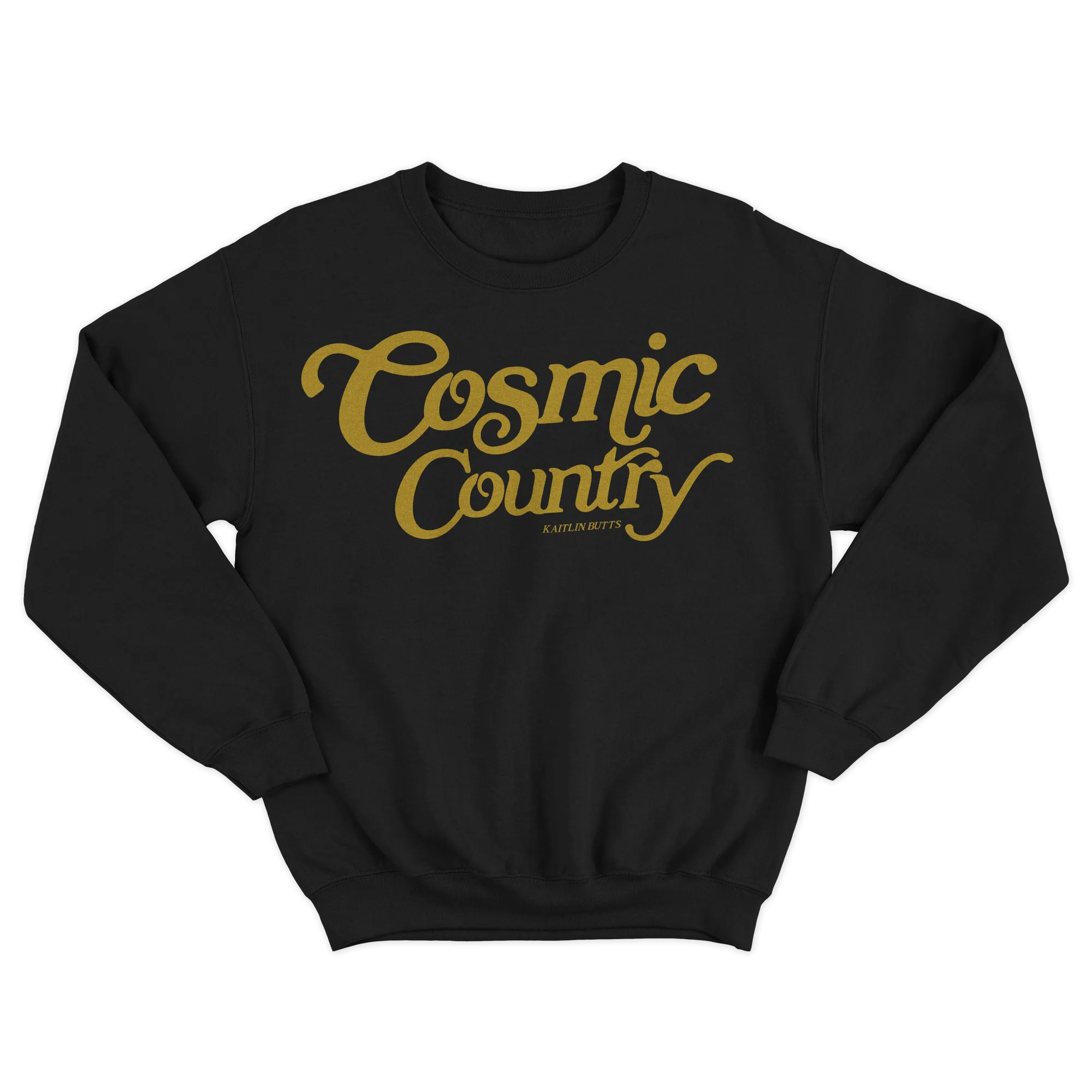 Black Cosmic Country Sweater