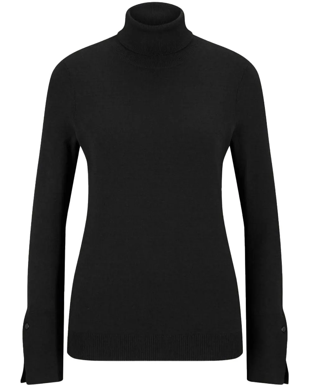 Black Knit Vinny Turtleneck