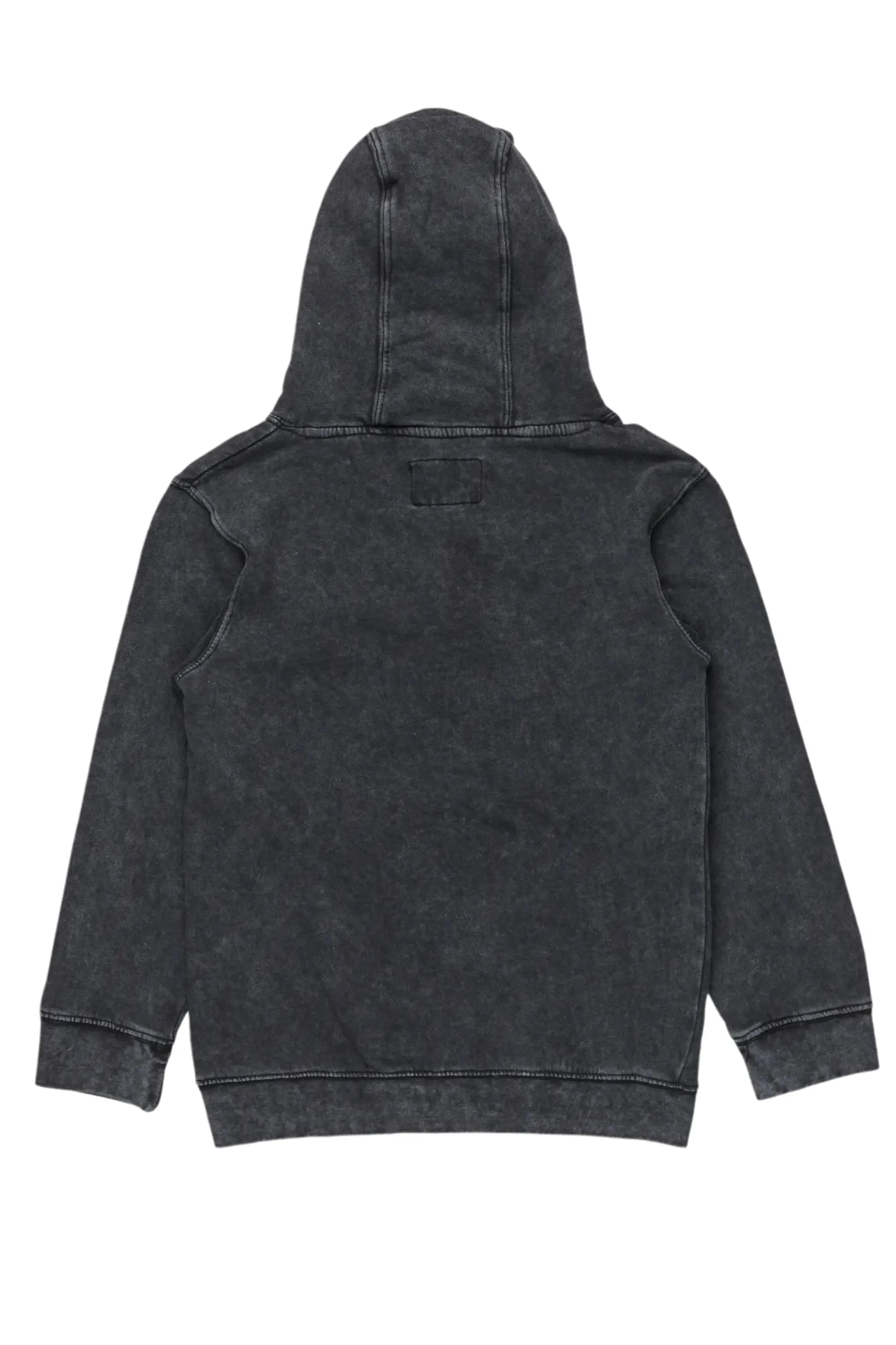 Boys Vintage Black Basic Hoodie