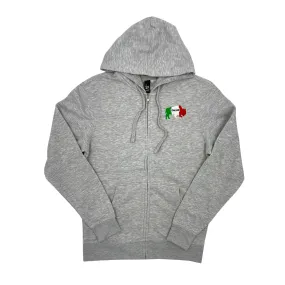 Buffalo Italian Heritage Gray Zip-Up Hoodie