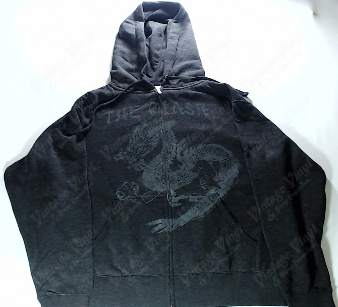 Clash, The - Grey Dragon Black Zip-Up Hoodie