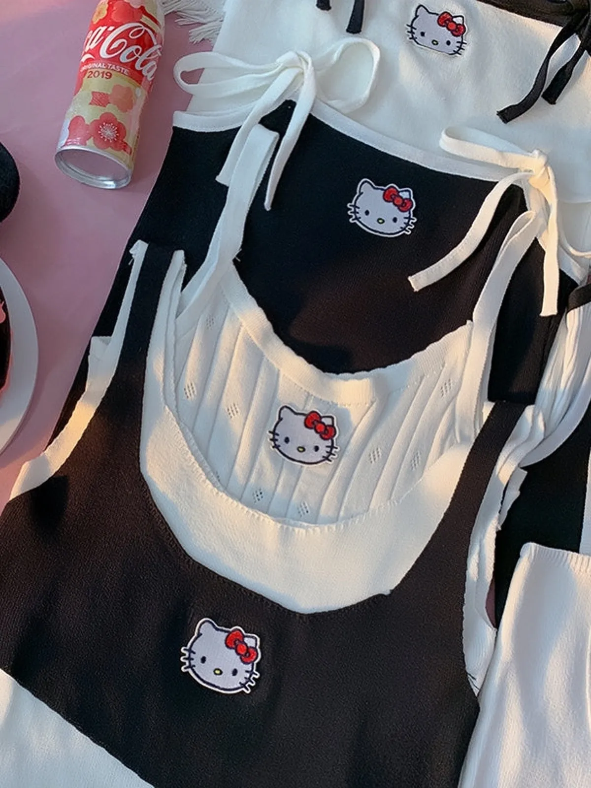 Dopamine Sweet and Cute Hello Kitty Camisoles