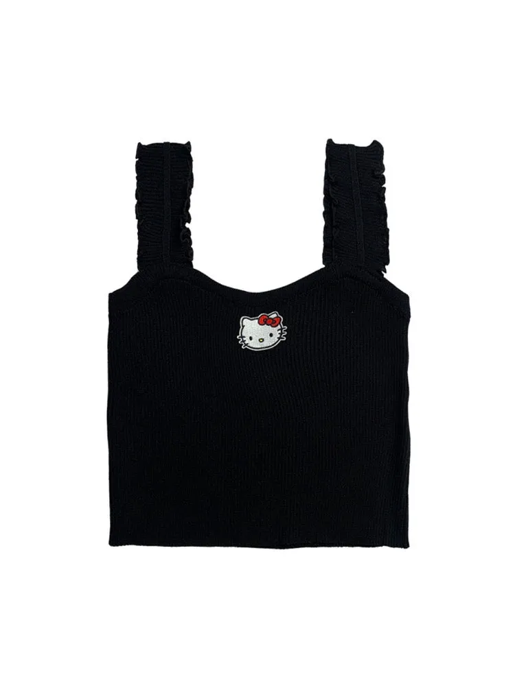 Dopamine Sweet and Cute Hello Kitty Camisoles