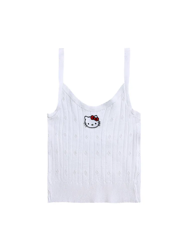 Dopamine Sweet and Cute Hello Kitty Camisoles