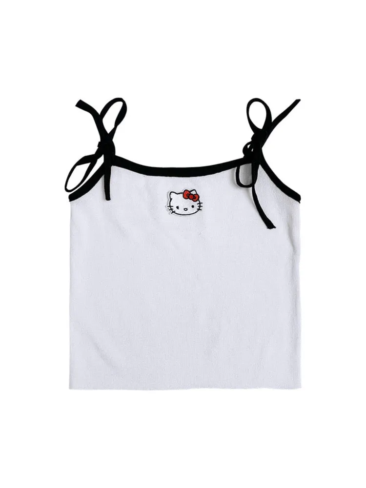 Dopamine Sweet and Cute Hello Kitty Camisoles