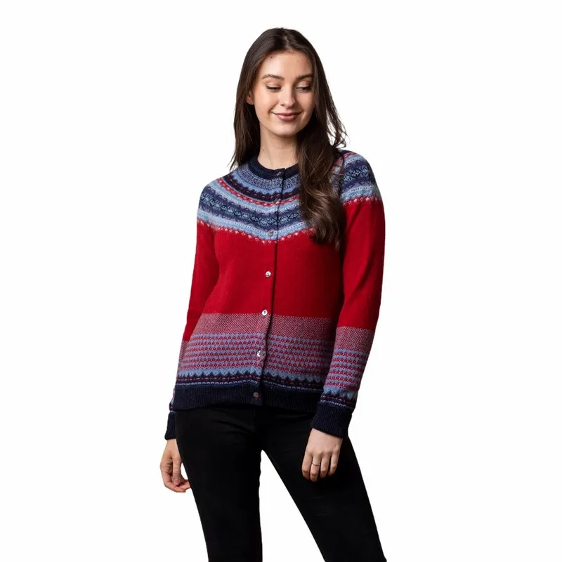 Eribe Alpine Cardigan in Poppy