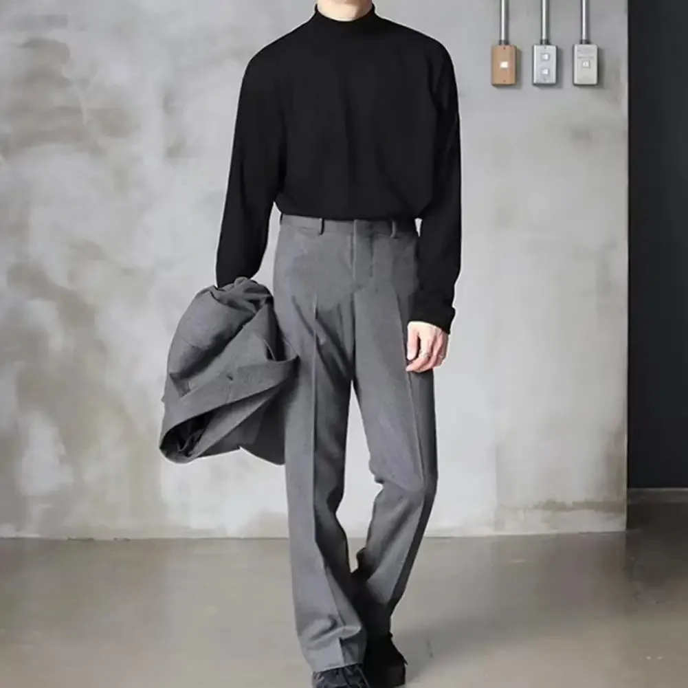 Funki Buys | Sweaters | Men's Thin Lightweight Mock Turtleneck