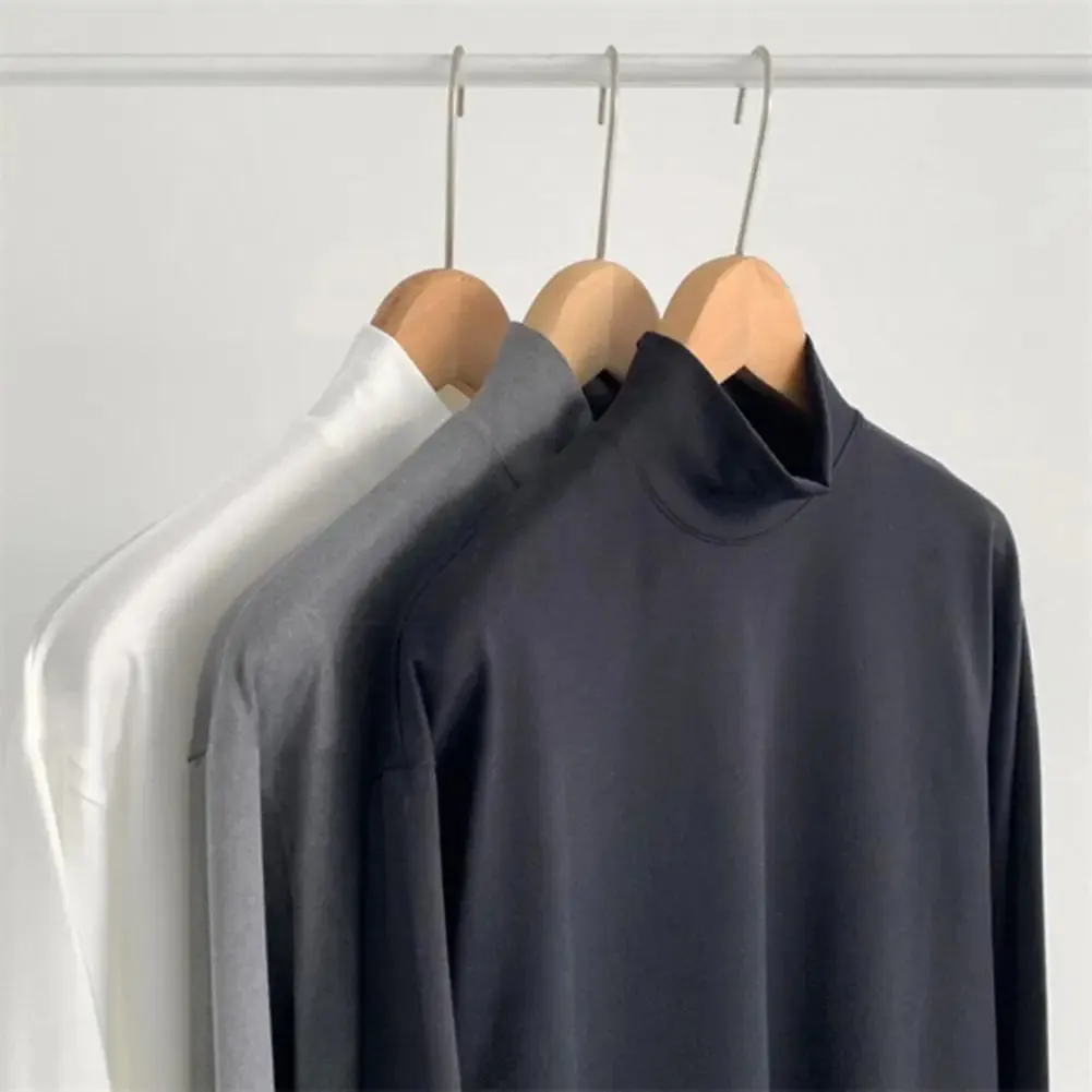 Funki Buys | Sweaters | Men's Thin Lightweight Mock Turtleneck