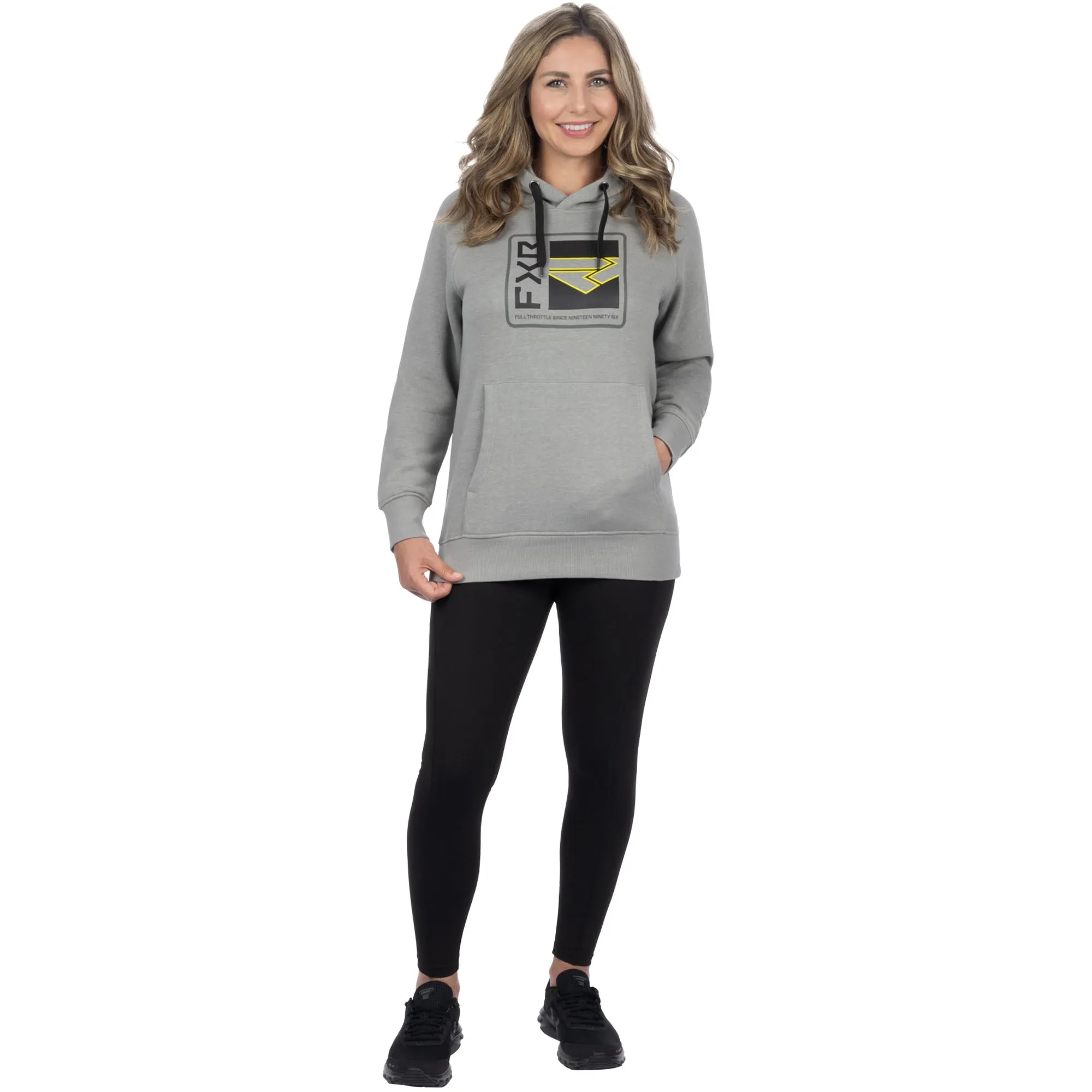 FXR Broadcast Pullover Hoodie Grey Heather/Black