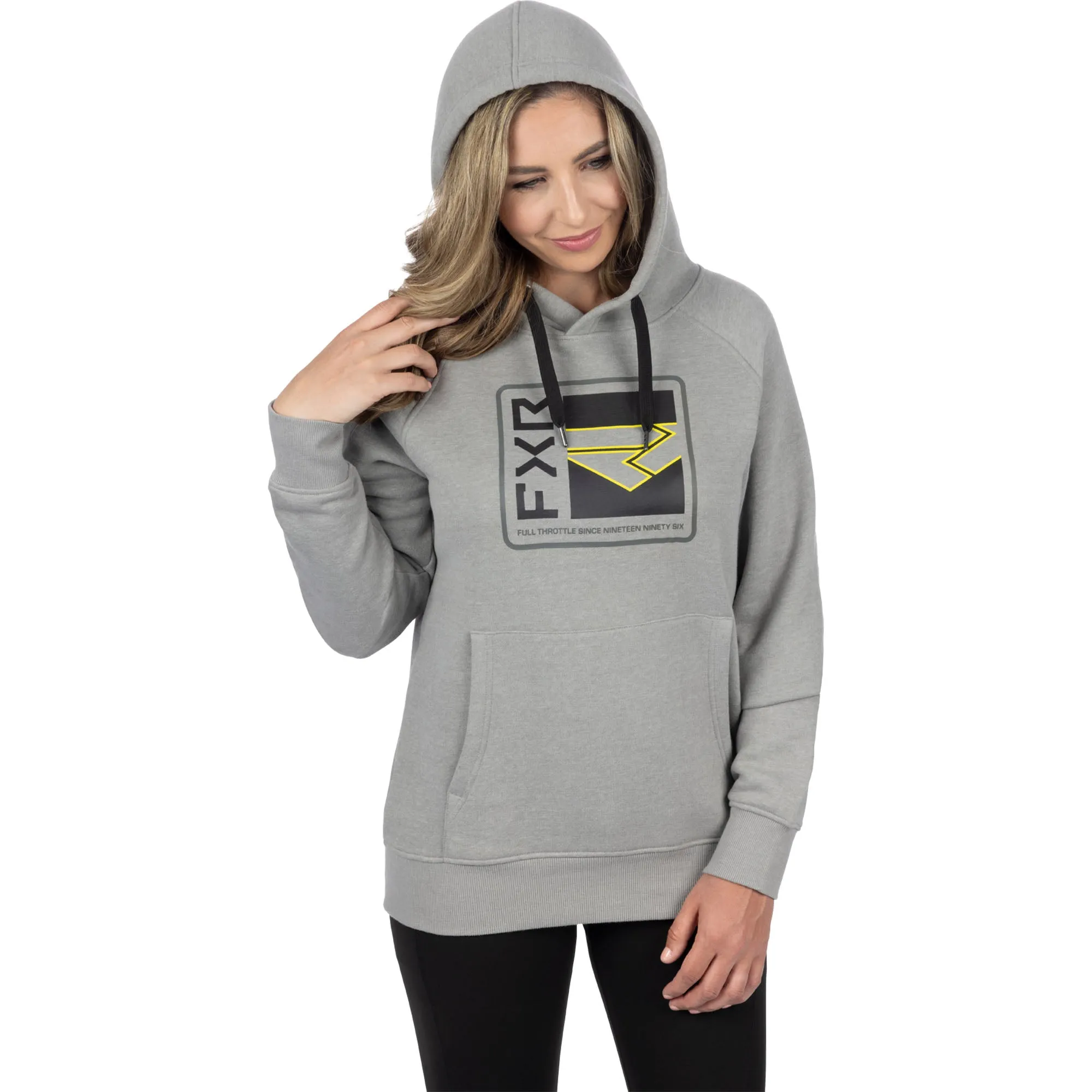 FXR Broadcast Pullover Hoodie Grey Heather/Black