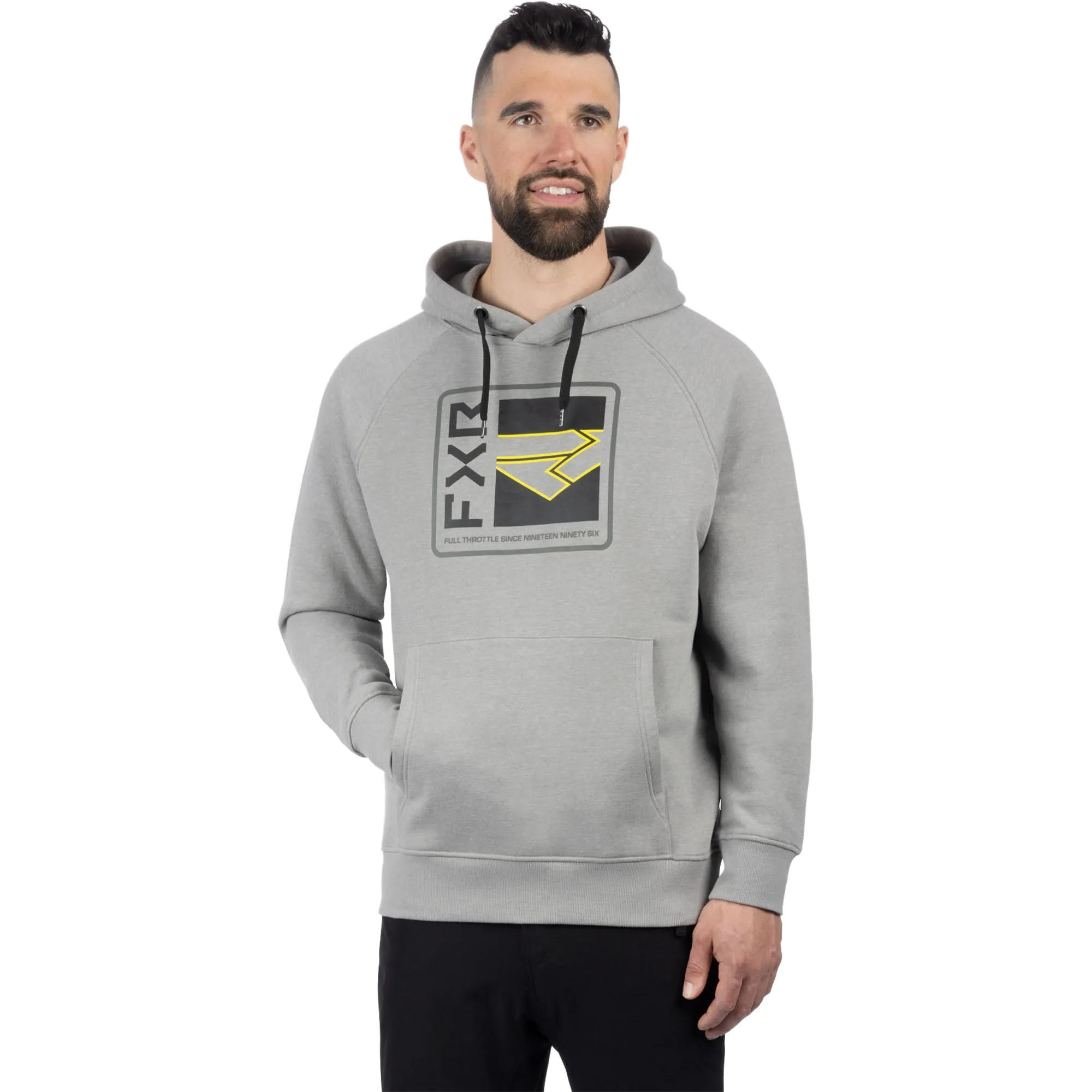 FXR Broadcast Pullover Hoodie Grey Heather/Black