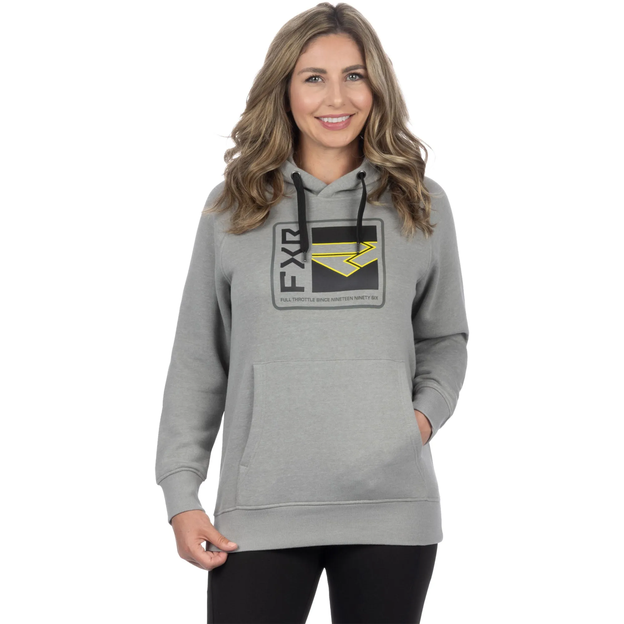 FXR Broadcast Pullover Hoodie Grey Heather/Black