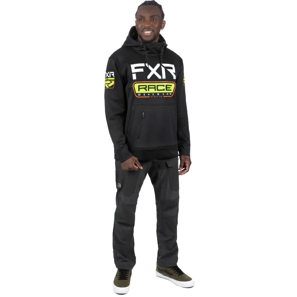 FXR Race Div Tech Pullover Hoodie Black/Hi-Vis