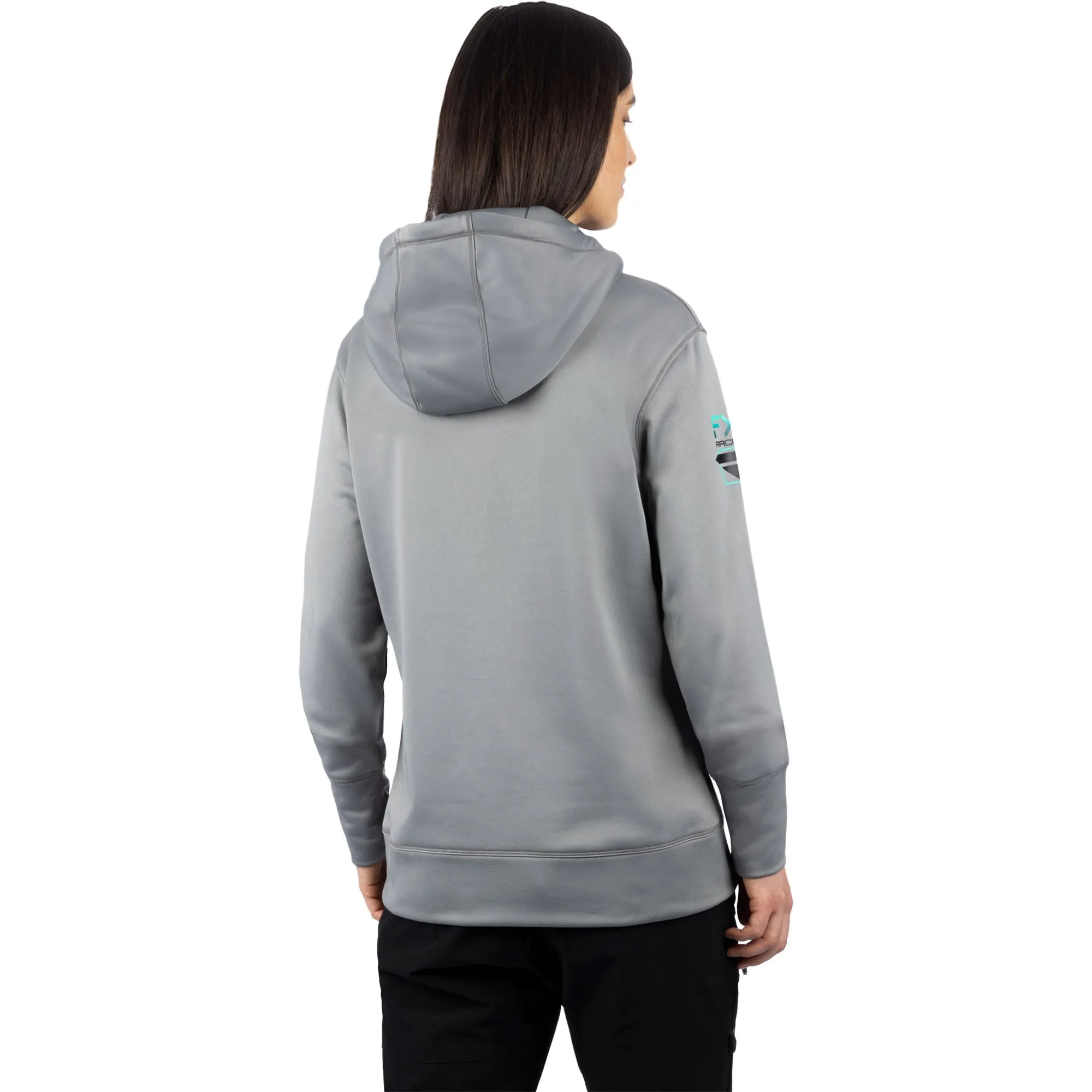 FXR Race Division Tech Pullover Hoodie Grey/Mint