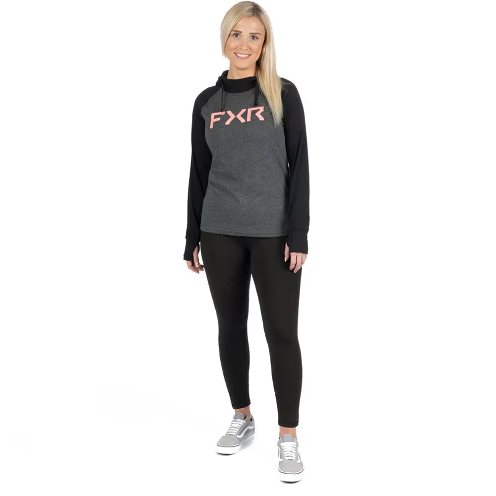 FXR Trainer Lite Premium Pullover Hoodie Black/Muted Melon Grey