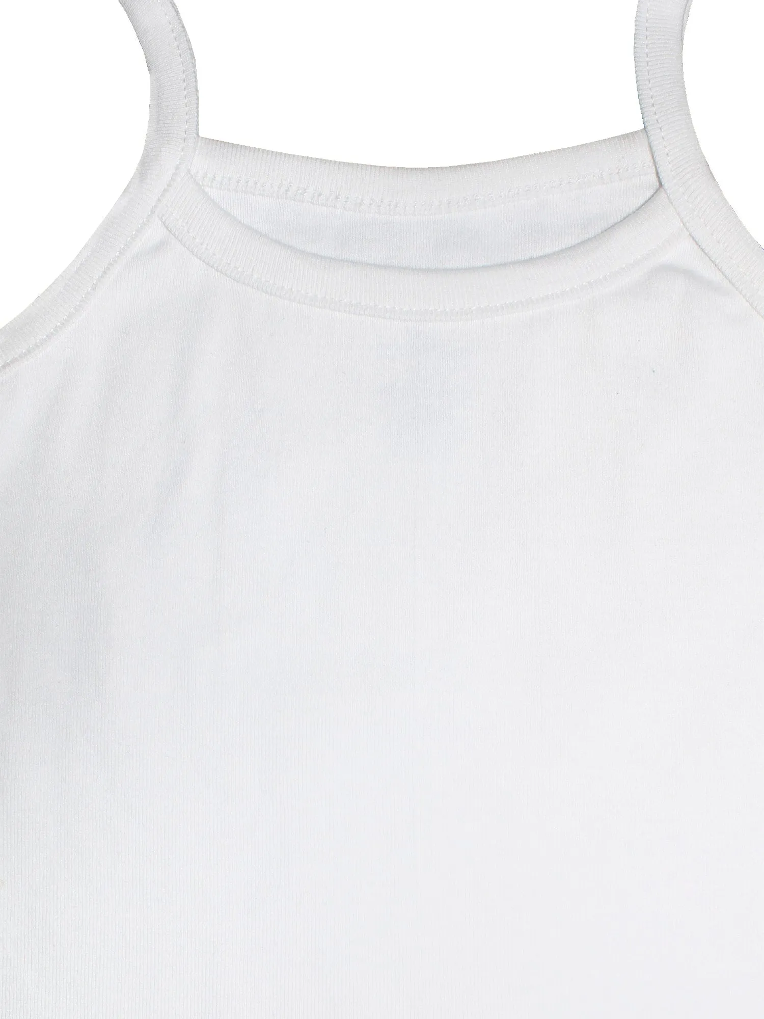 Girls Cotton Rib Tank Top- Pack of 3