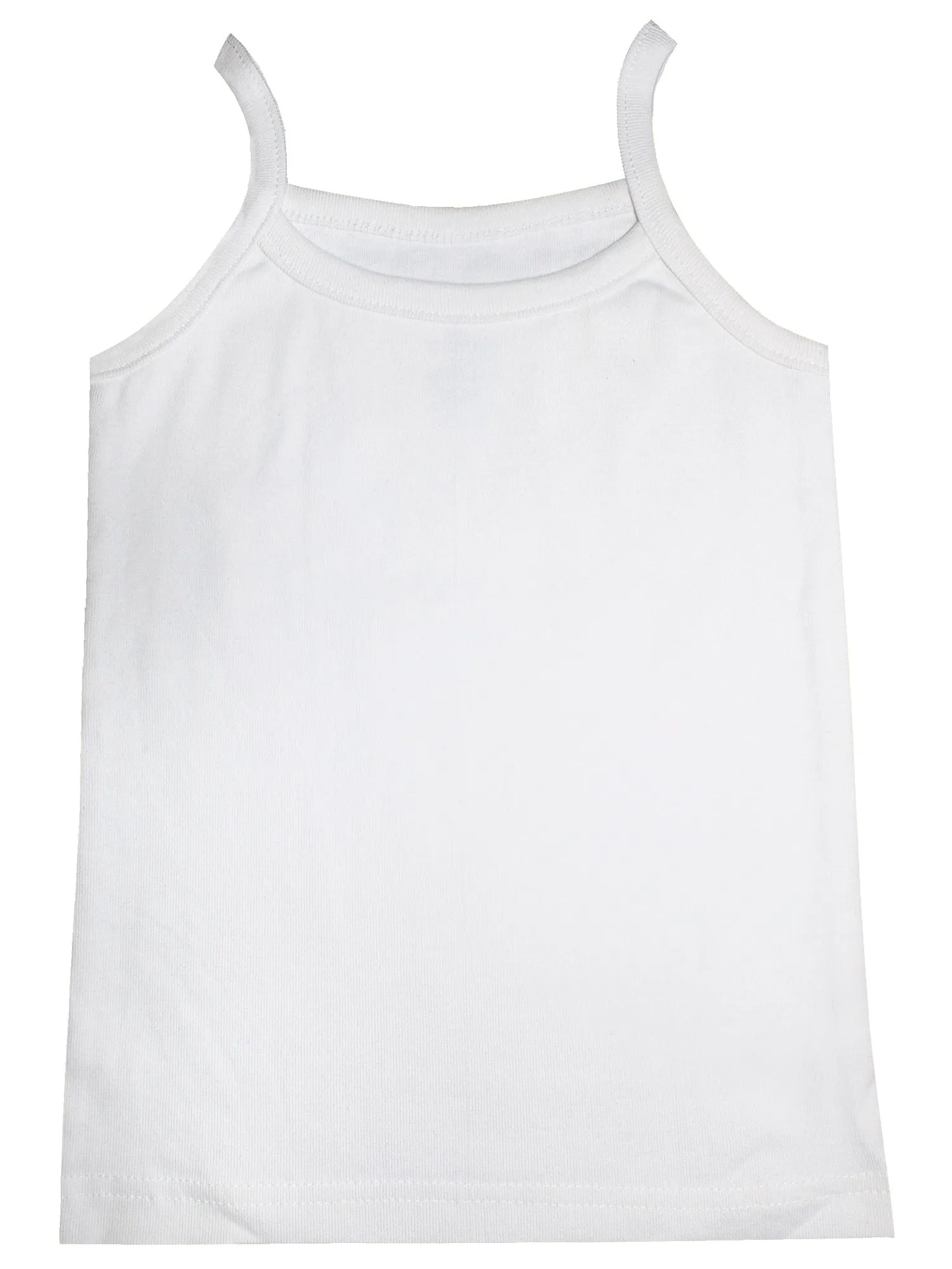 Girls Cotton Rib Tank Top- Pack of 3