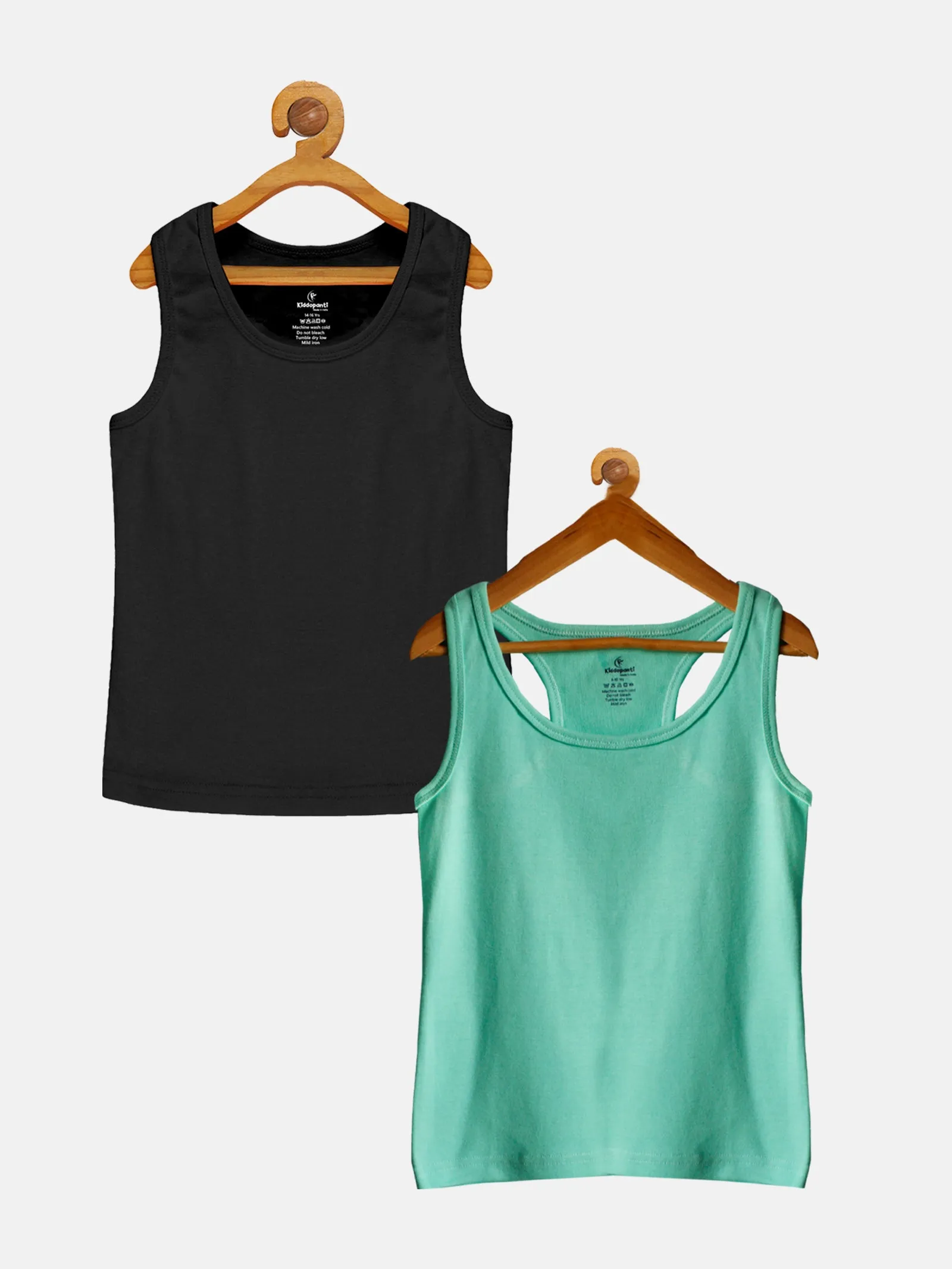 Girls Racer Back Camisole Tank Top Pack Of 2