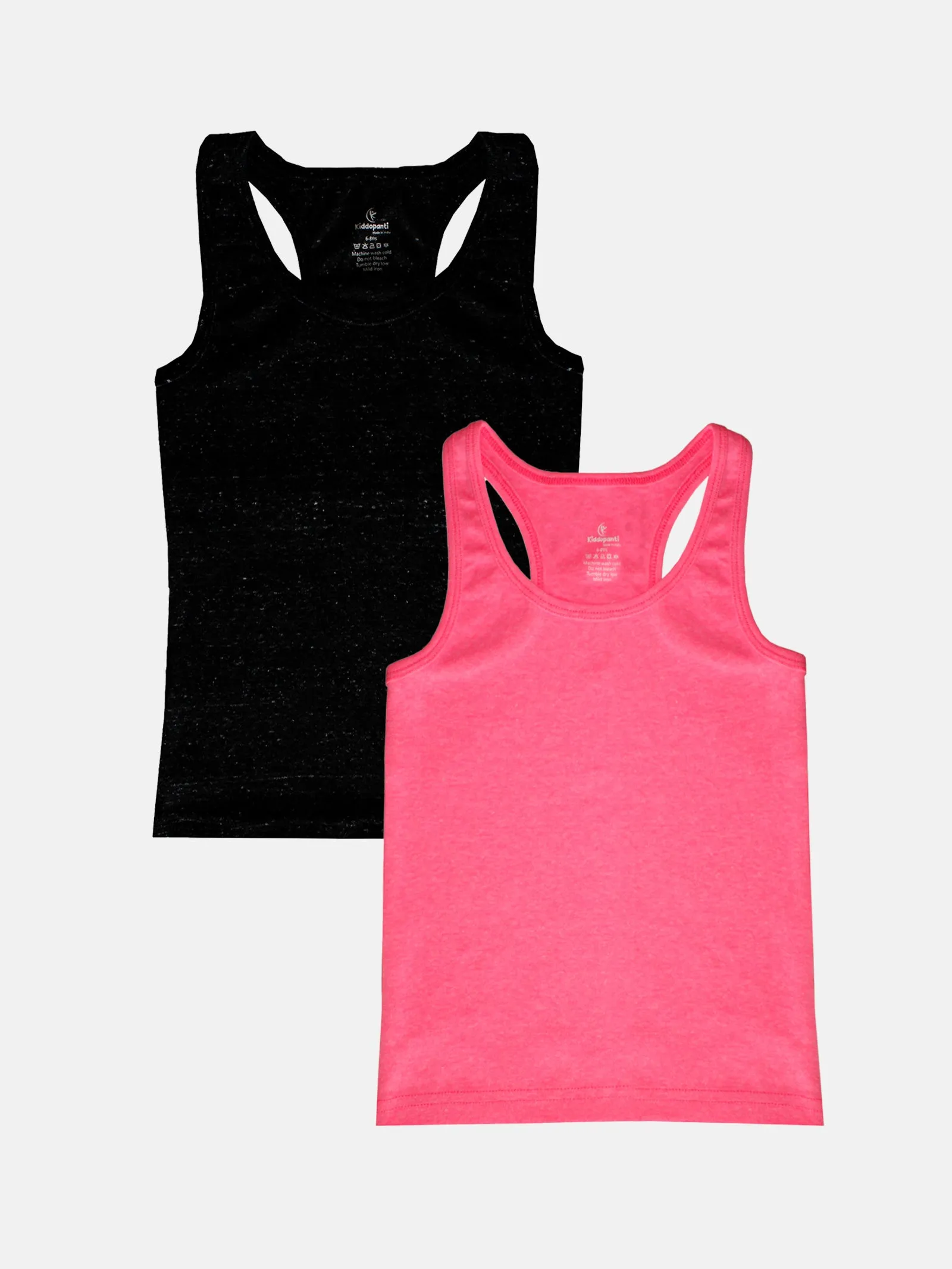 Girls Racer Back Camisole Tank Top Pack Of 2