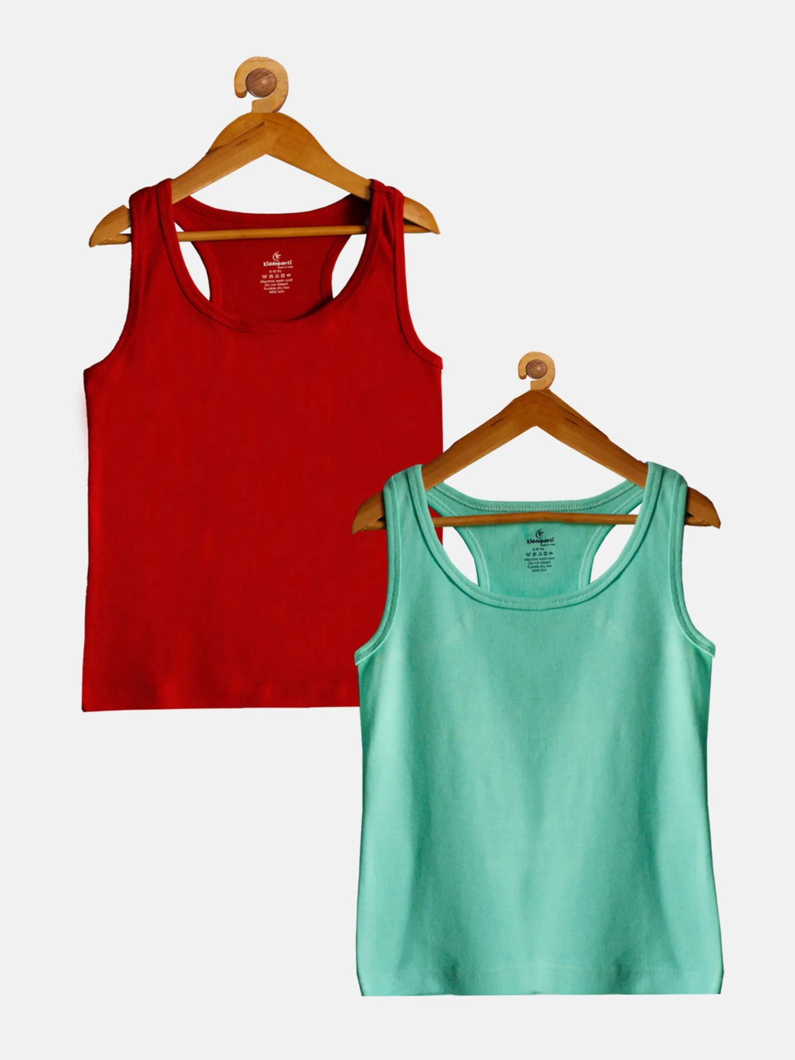 Girls Racer Back Camisole Tank Top Pack Of 2