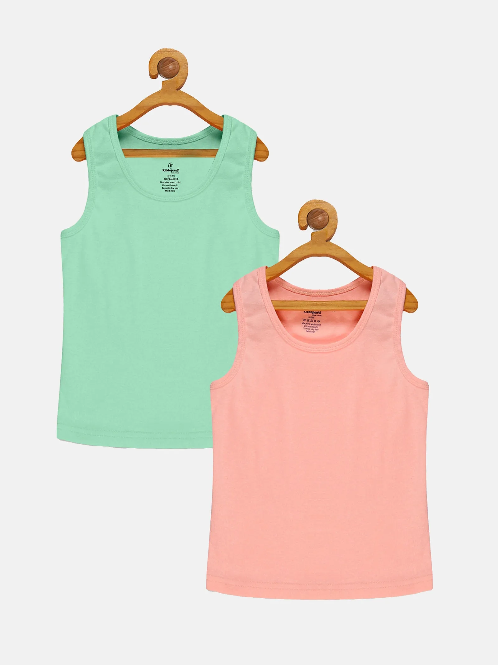 Girls Racer Back Camisole Tank Top Pack Of 2