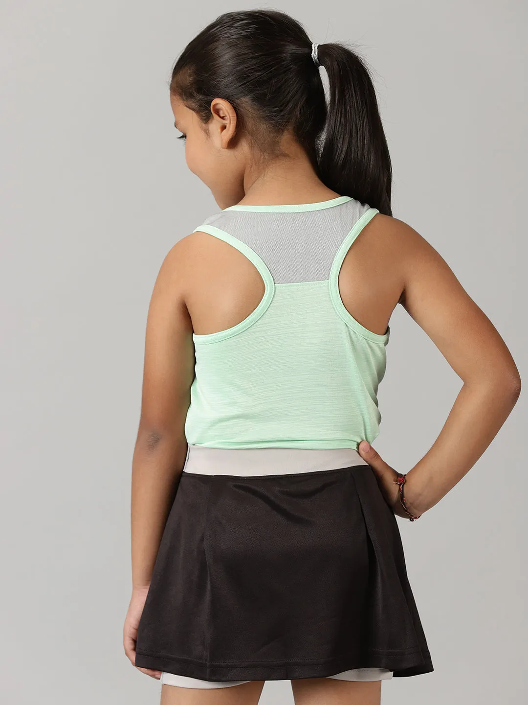 Girls V Neck Racer Back Tank Top