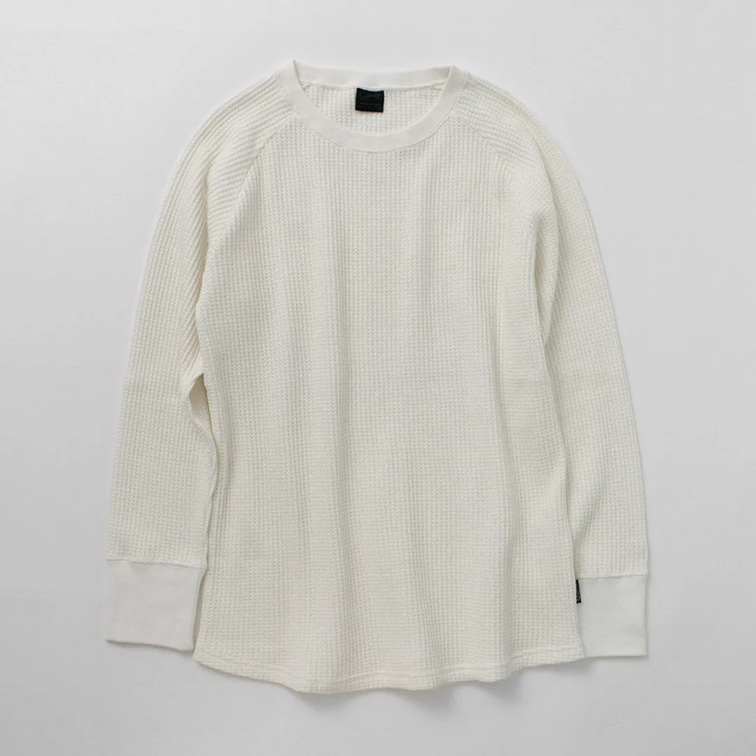 GOHEMP / Hemp Waffle BASIC Raglan Crew