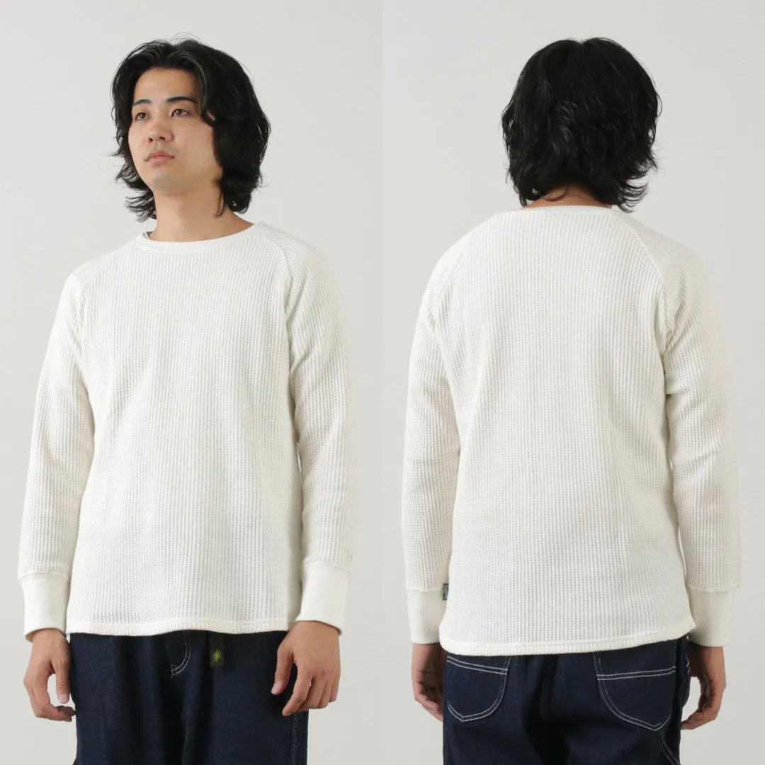 GOHEMP / Hemp Waffle BASIC Raglan Crew