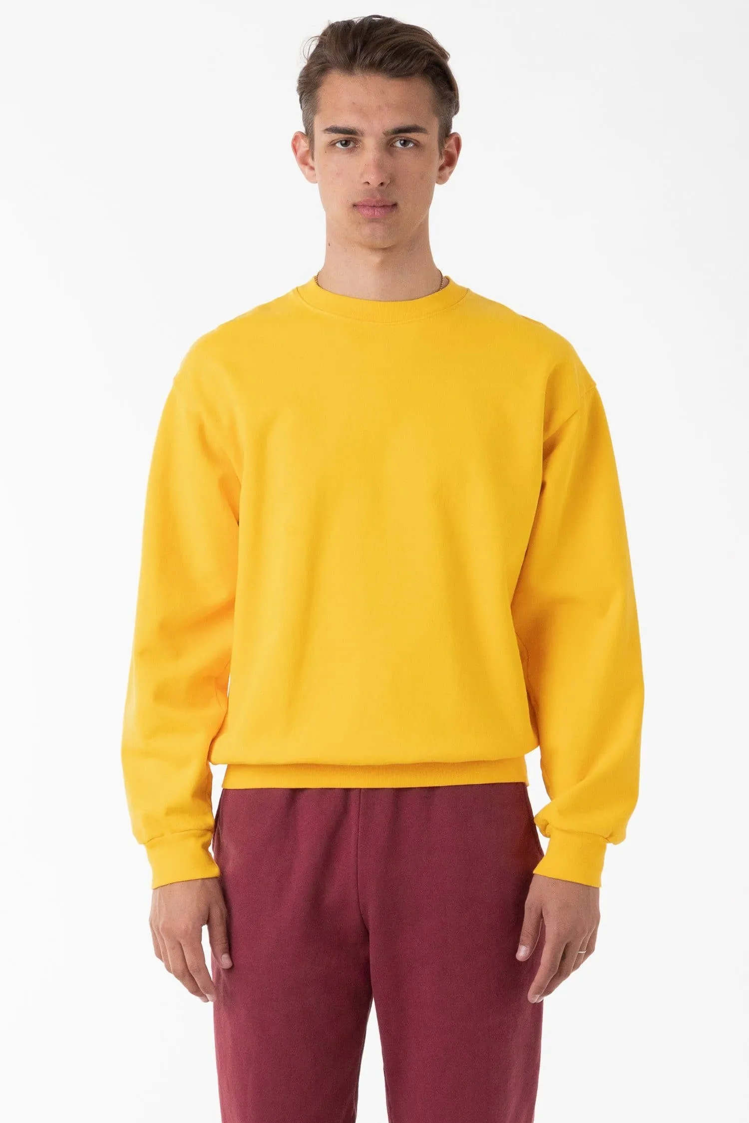 HF07 - Heavy Fleece Crewneck Sweater (Garment Dye 2)