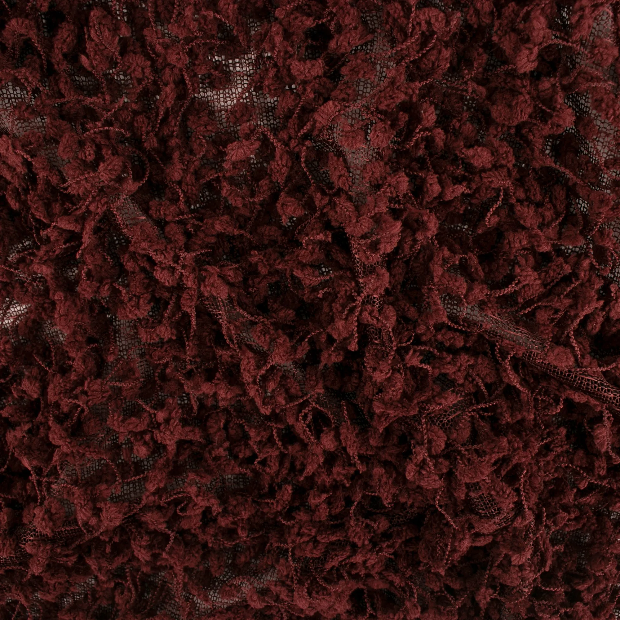 Knit - CHENILLE & BOUCLE - Boucle - Maroon