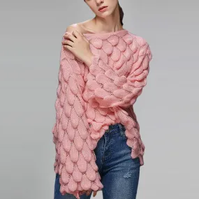 Knitted solid Sweaters