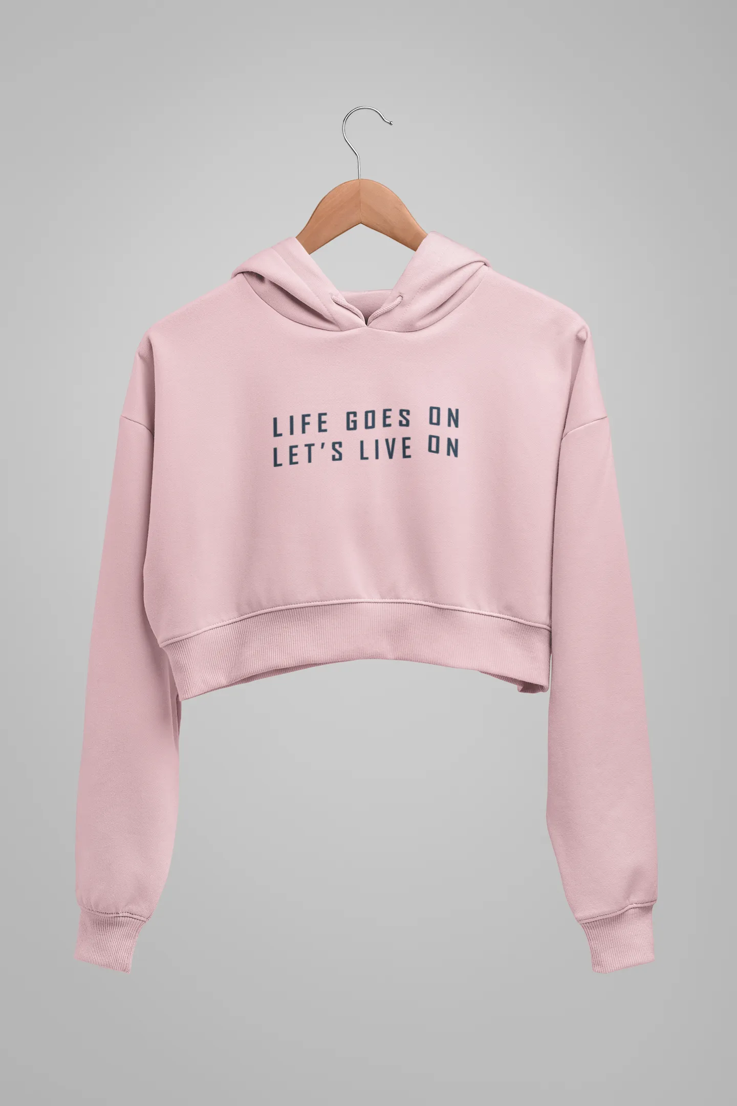 Life Goes On, Let's Live On : BTS - Winter Crop Hoodies