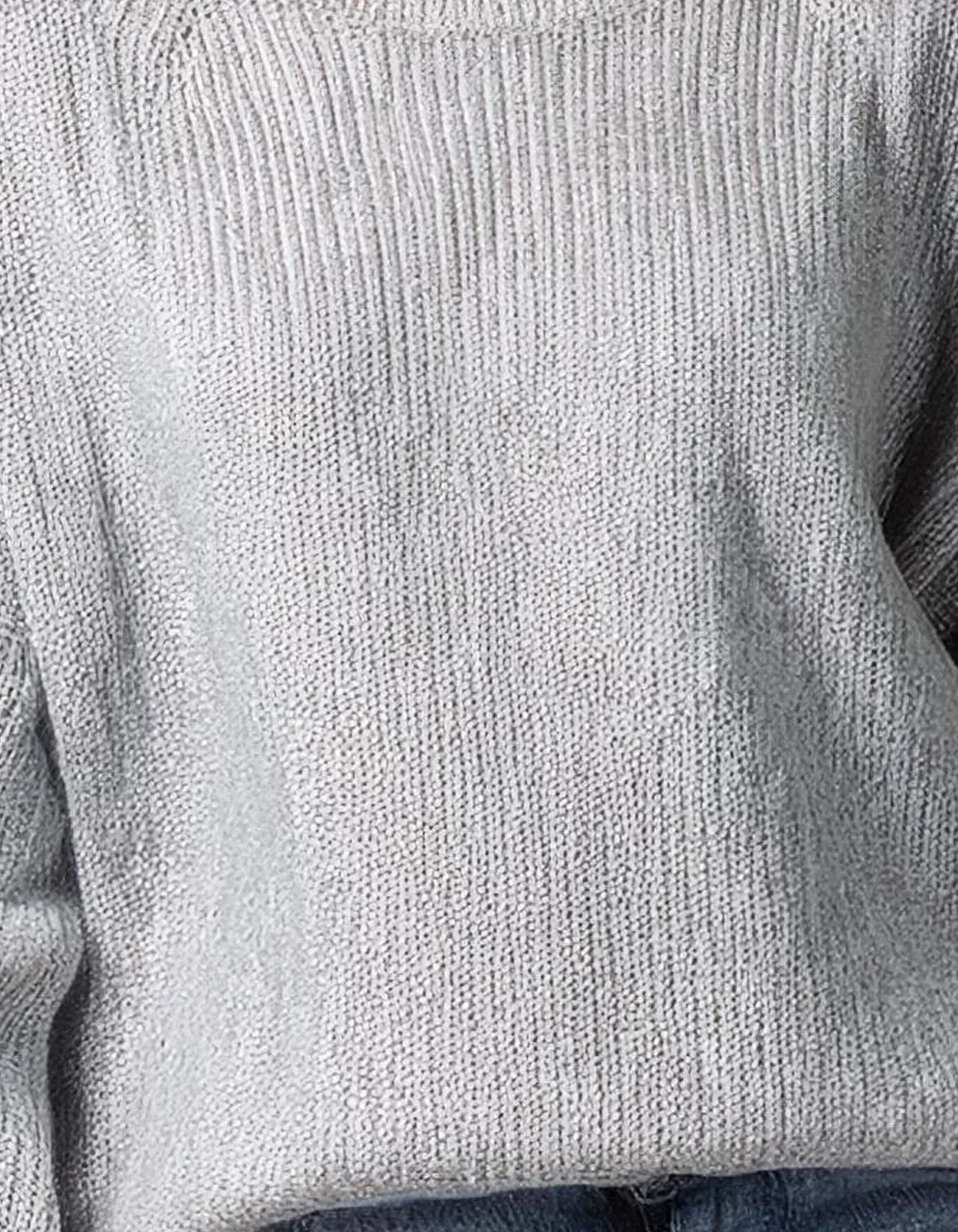 Light Grey Crewneck Sweater