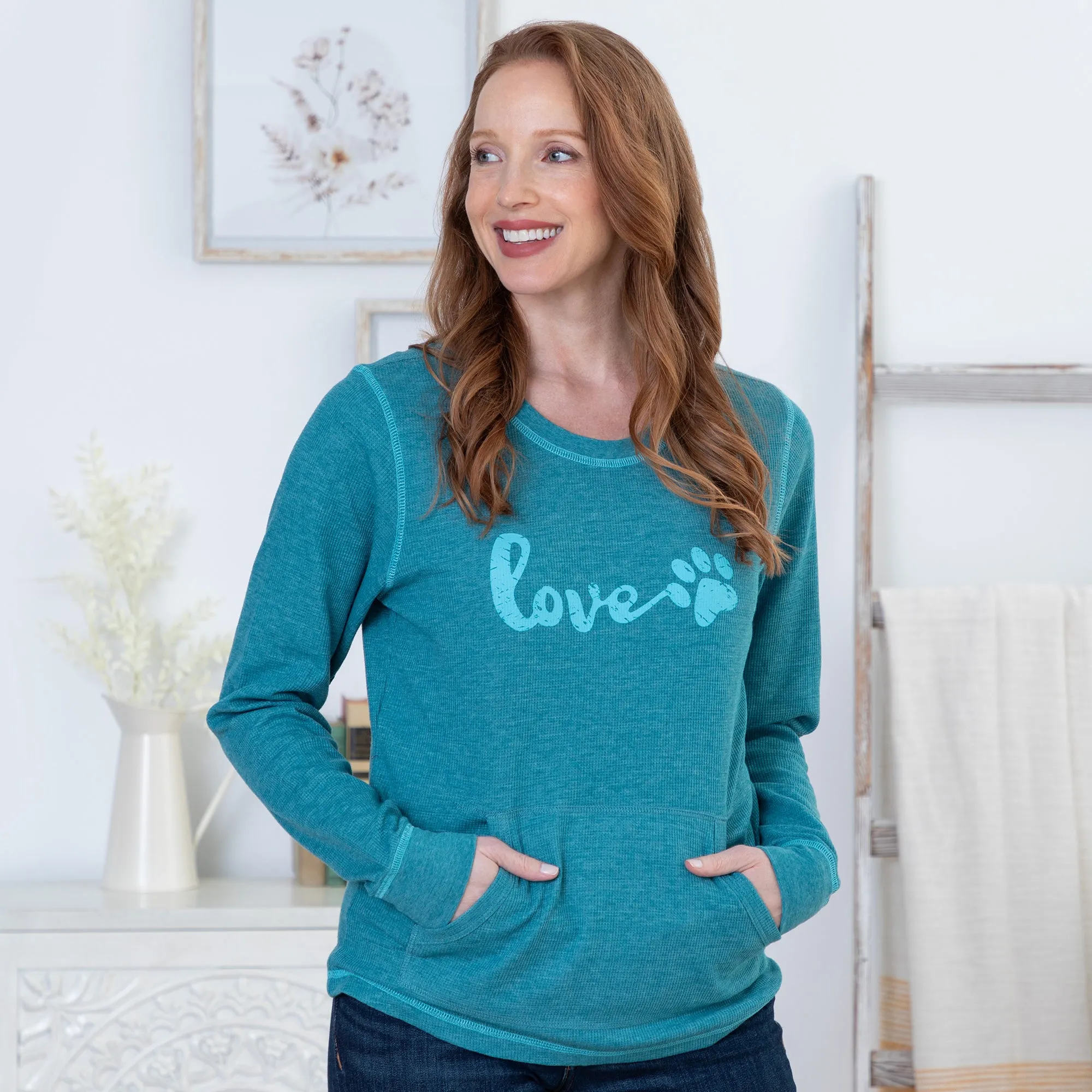 Love Paw Thermal Long Sleeve Top