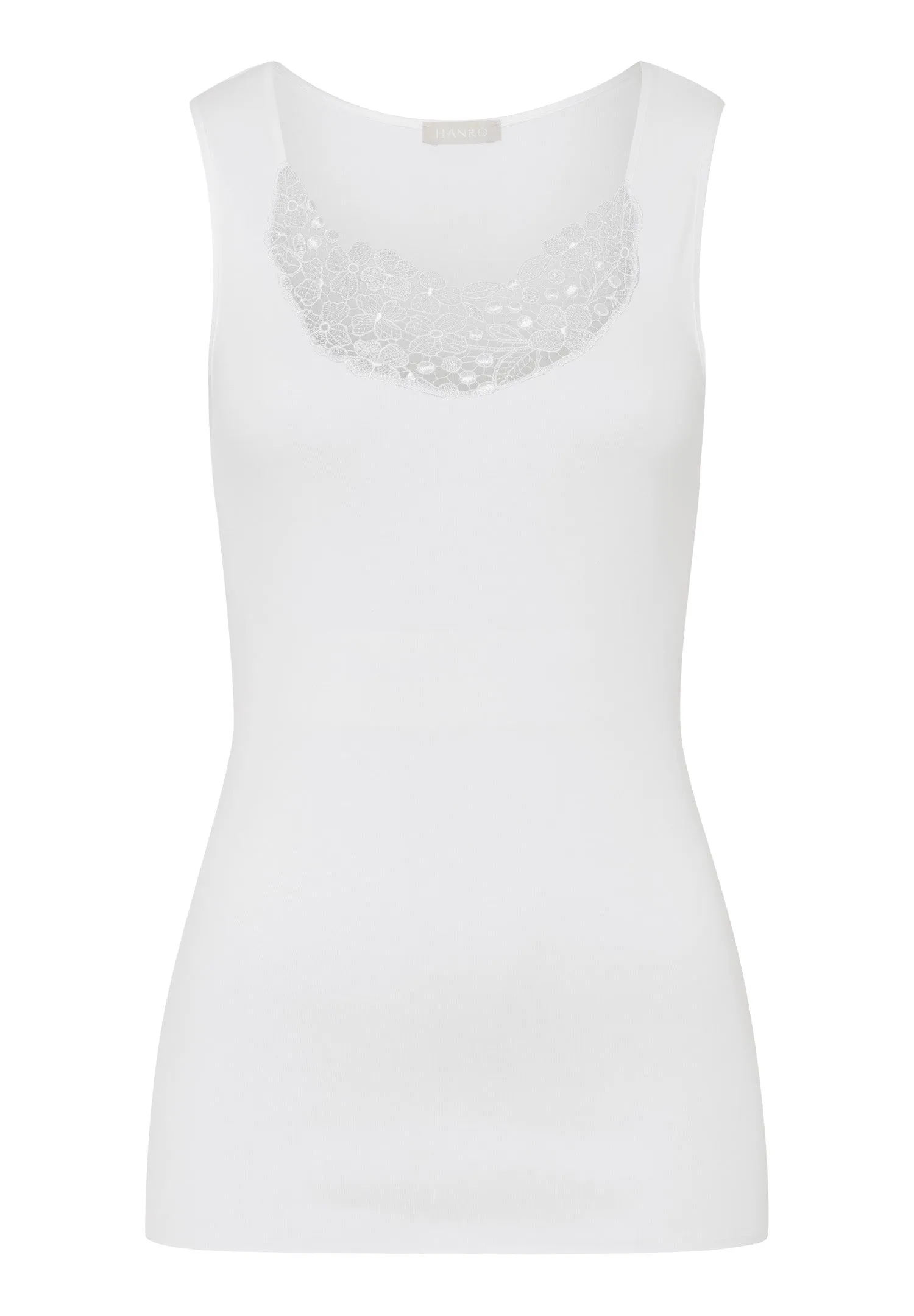 Michelle Scoop Neck Tank Top | White 70947-101