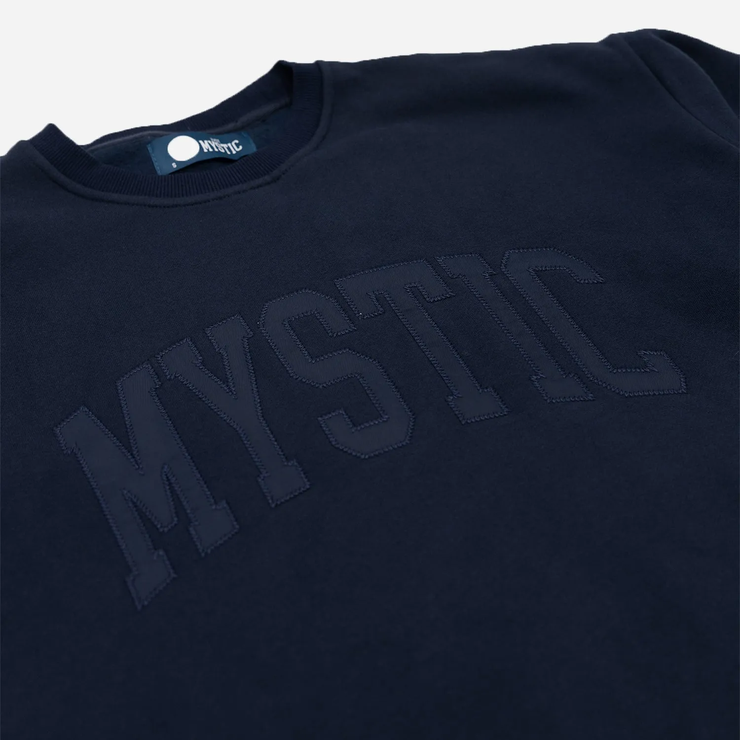 Mystic Twill Embroidered Crewneck