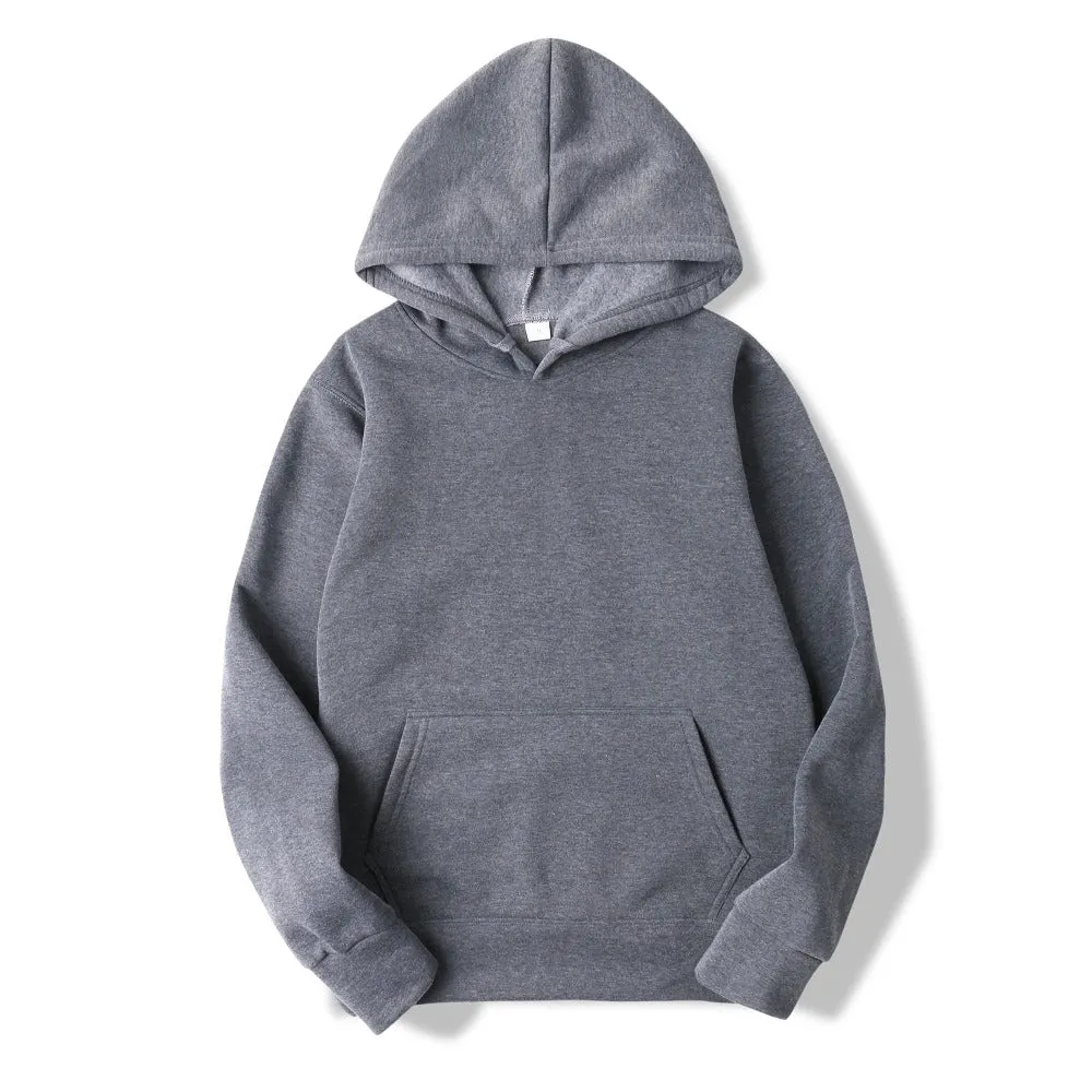 New Casual Pink Black Gray Blue Hoodie Hip Hop Street Wear