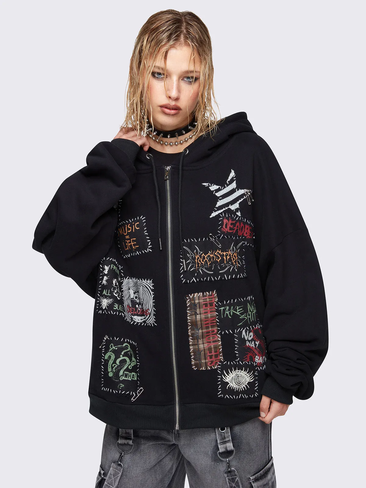 Outspoken Zip Up Hoodie