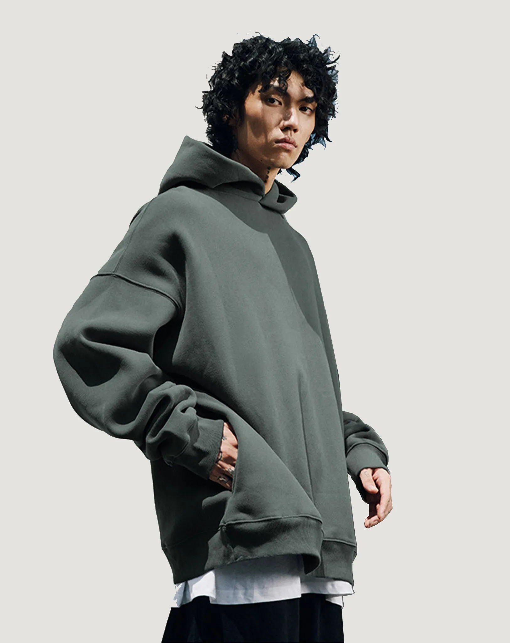 Oversized Hoodies(Side pocket)