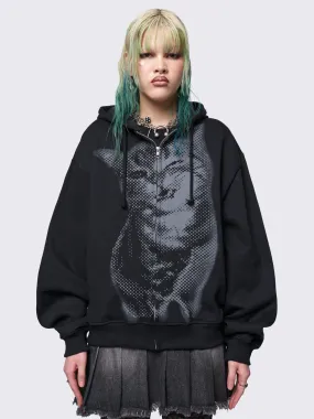 Pixel Kitty Zip Up Hoodie