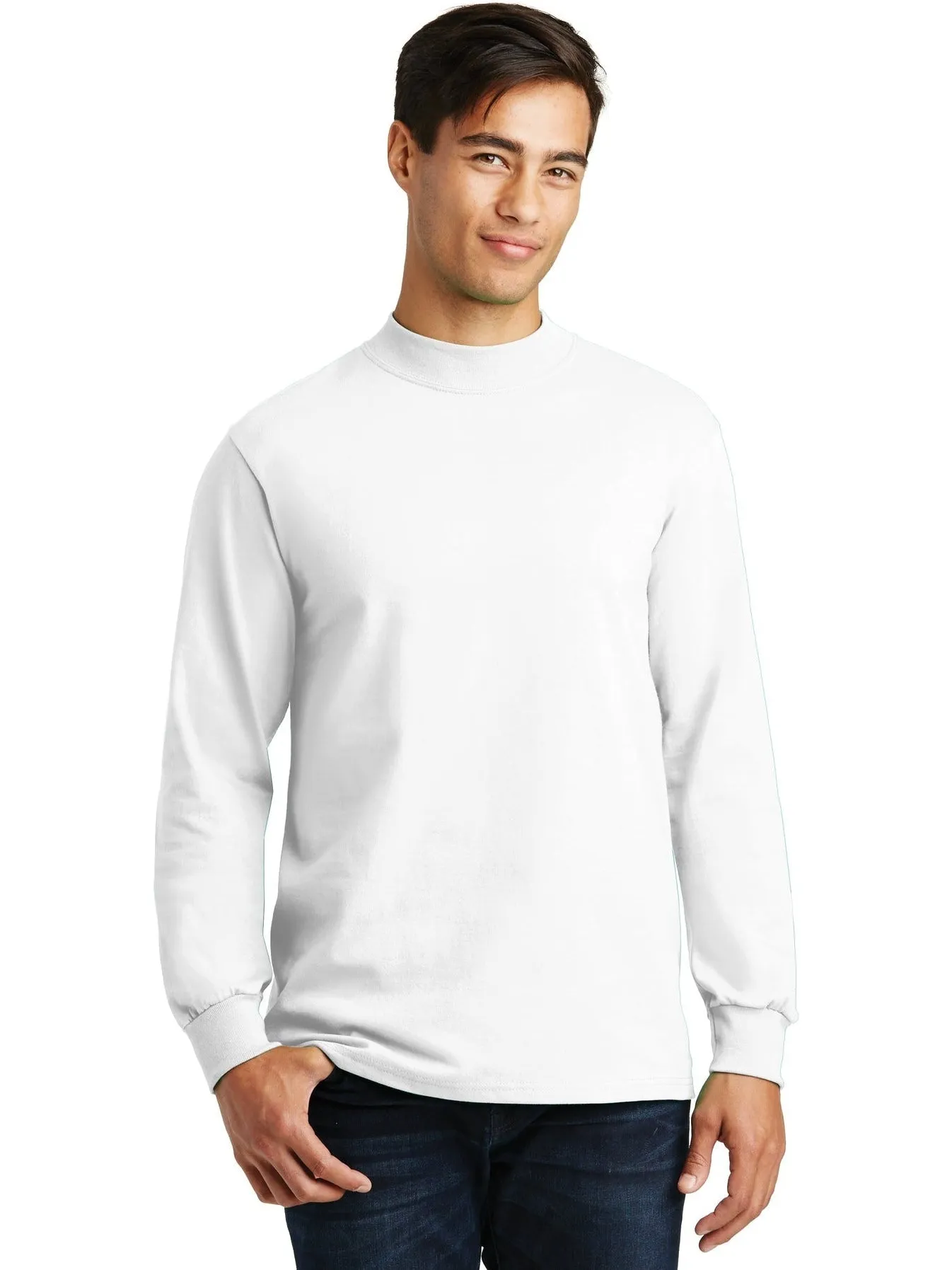 Port & Company Essential Mock Turtleneck