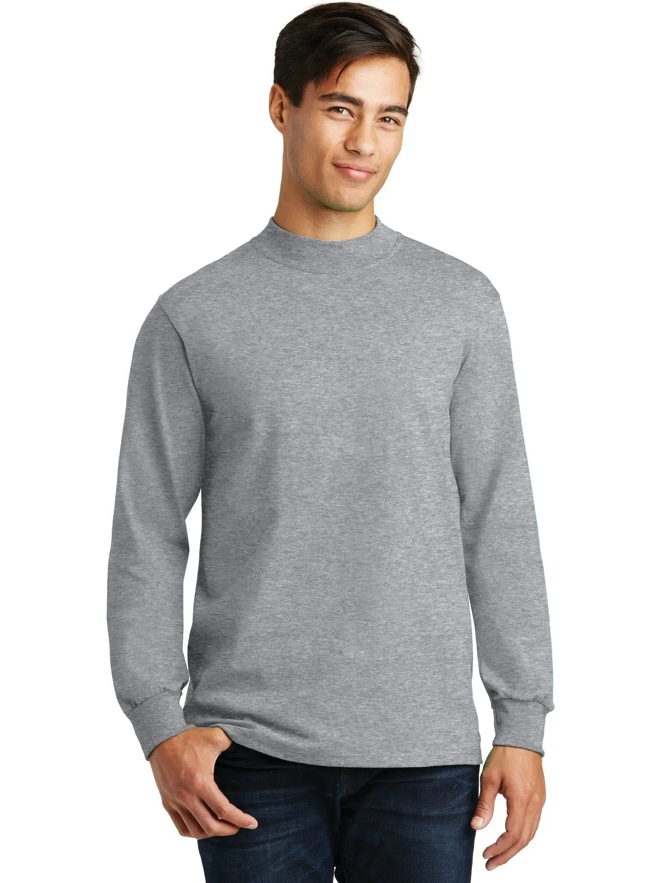 Port & Company Essential Mock Turtleneck