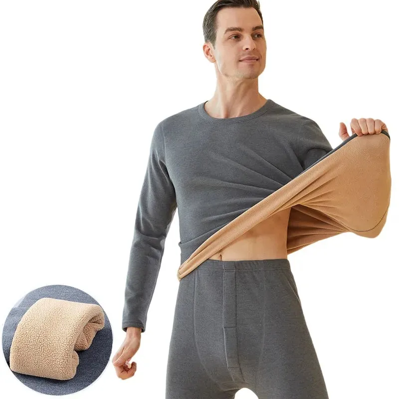 Premium Quality Lamb Wool Winter Thermal Underwear Set