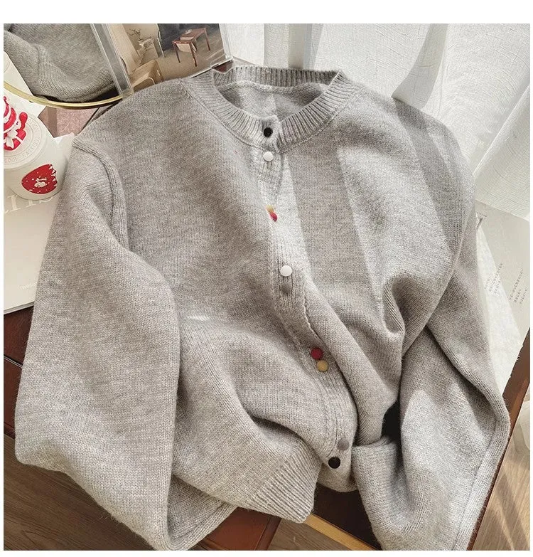 pullover sweater for women new style design knitted cardigan     S4839