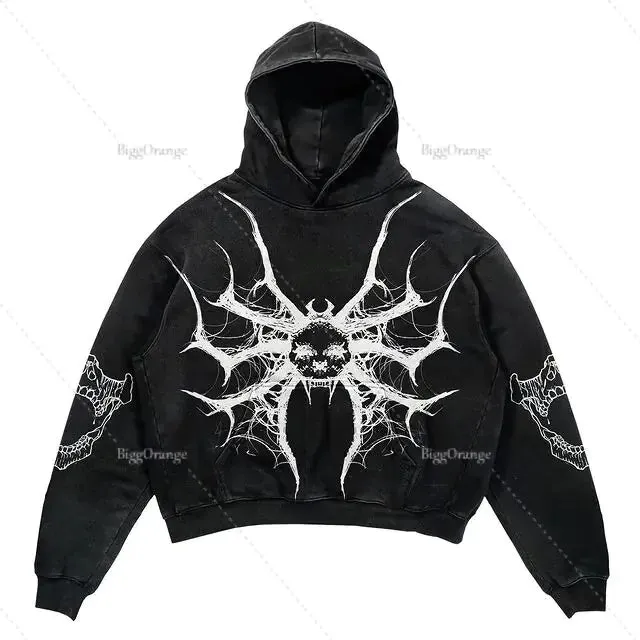 Punk Wind Ninja Printed Hoodies