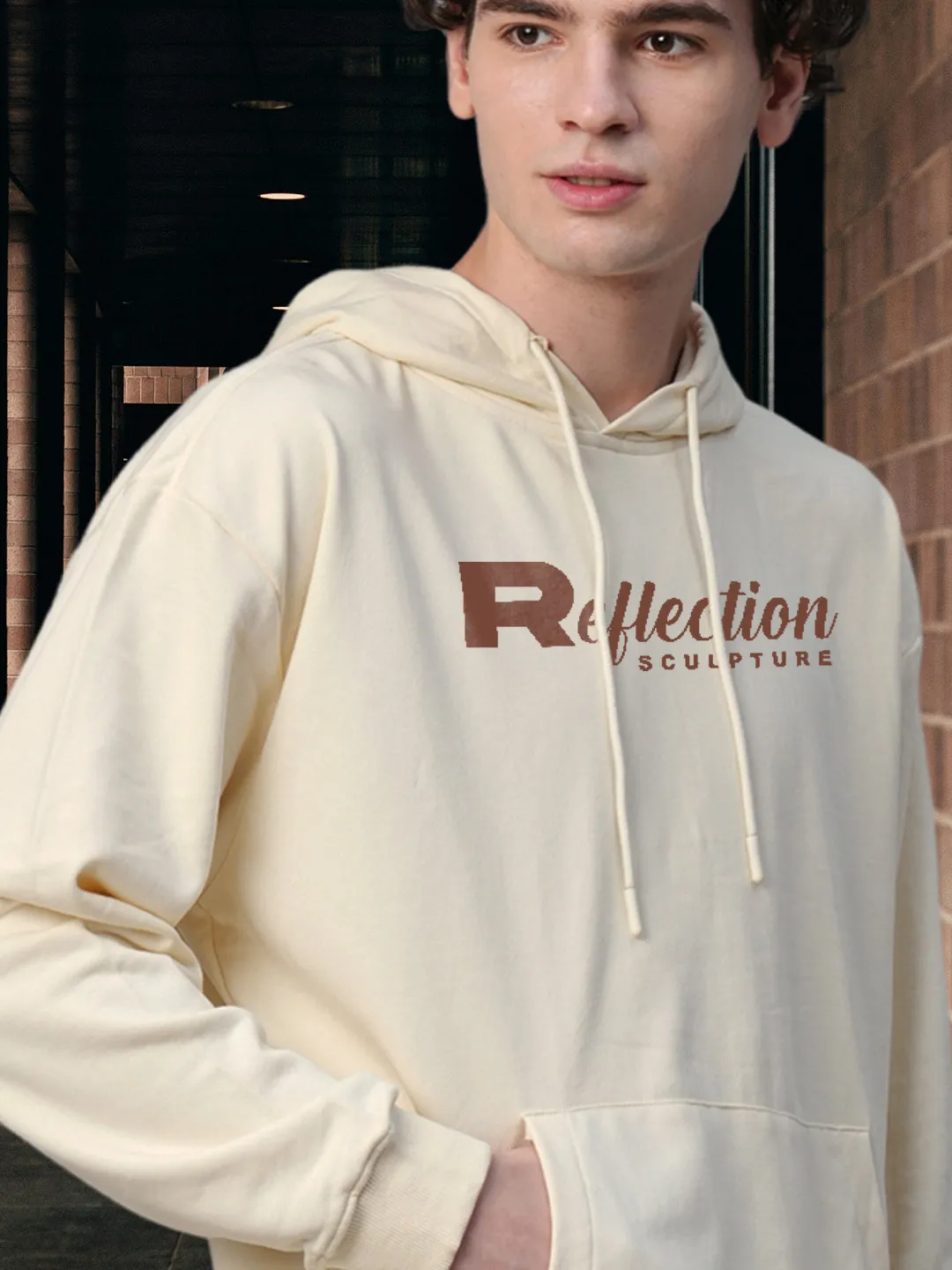 Reflection Men Drop Shoulder Premium Terry Hoodie