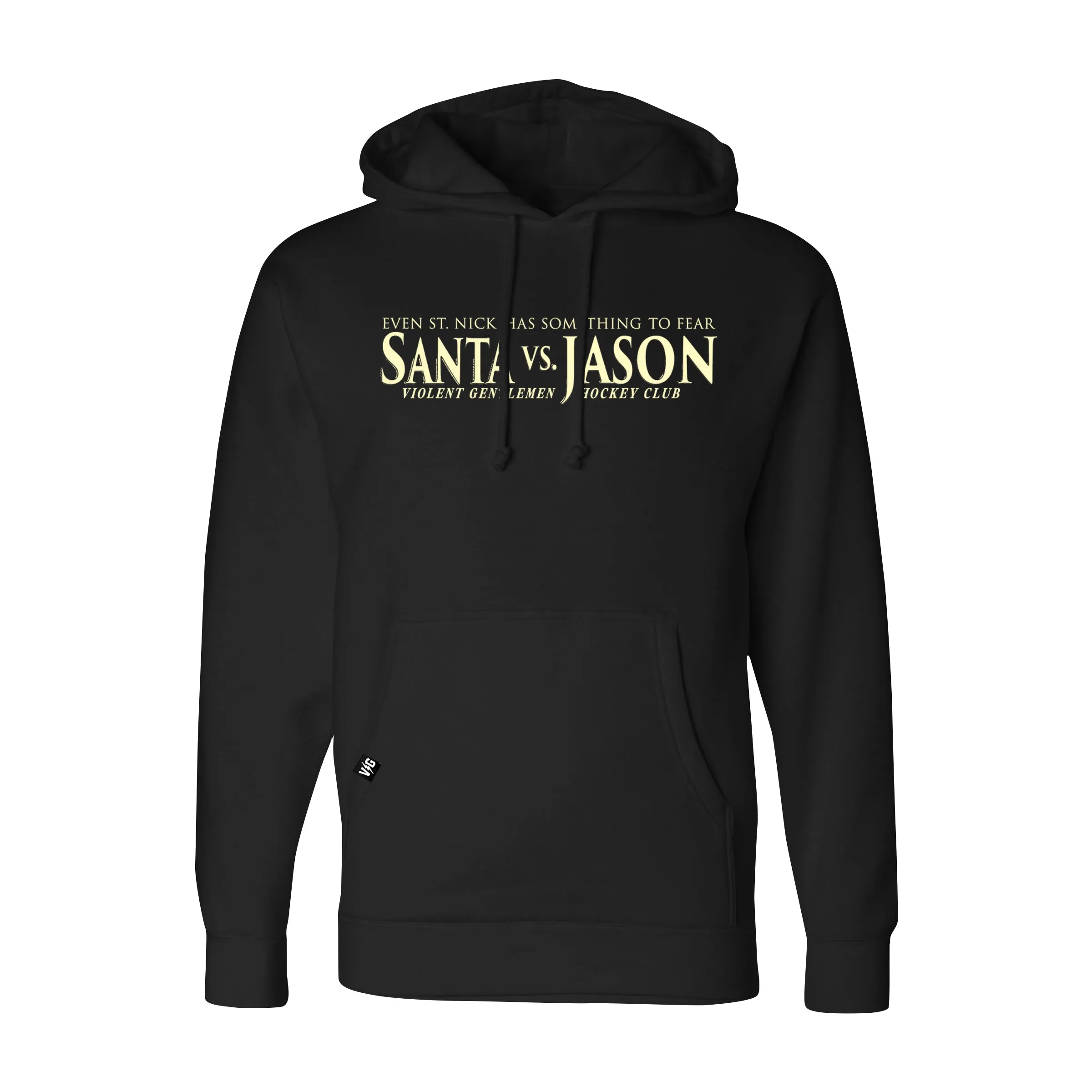 Santa Vs Jason Pullover Hood