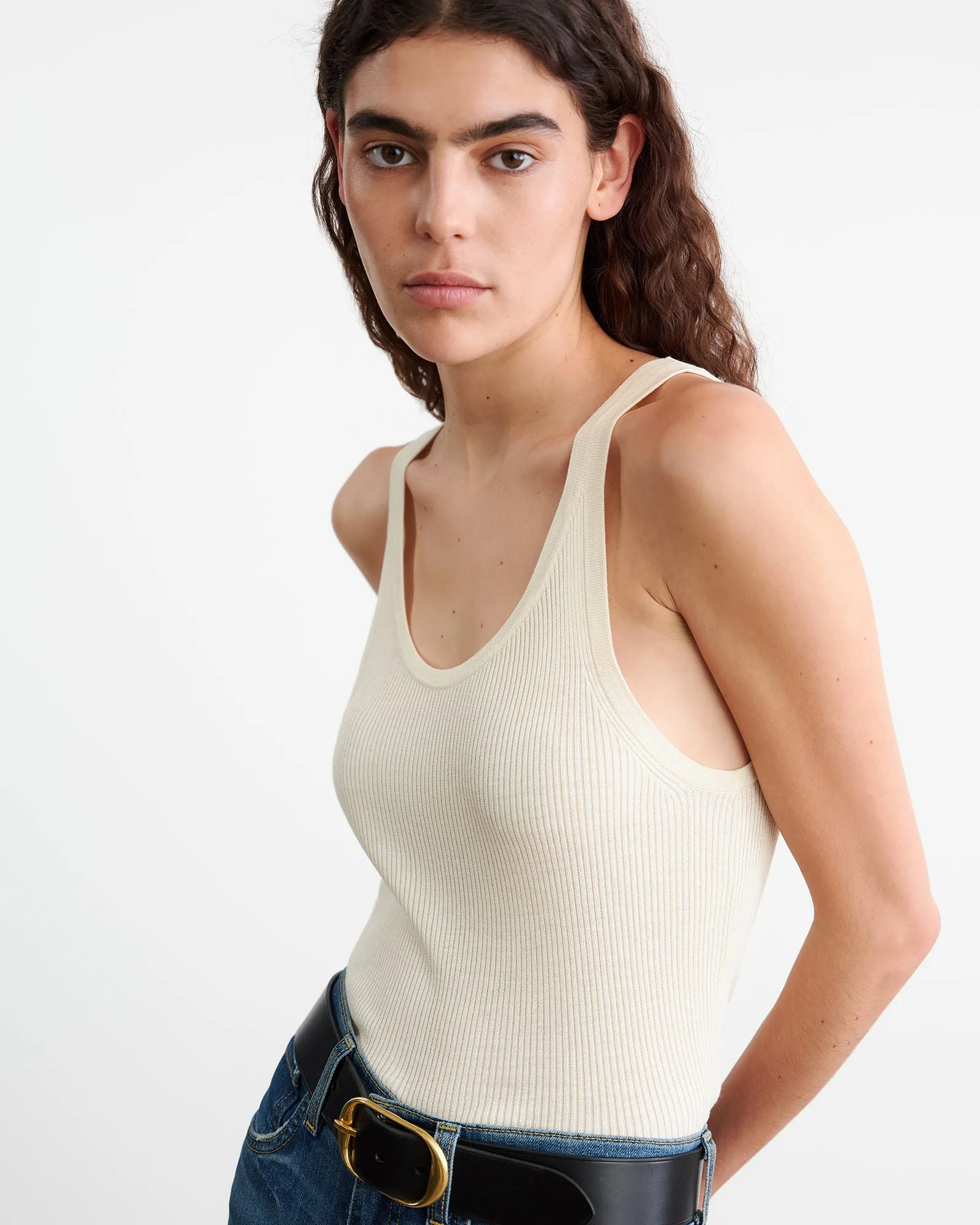 SELAH SILK KNIT TANK