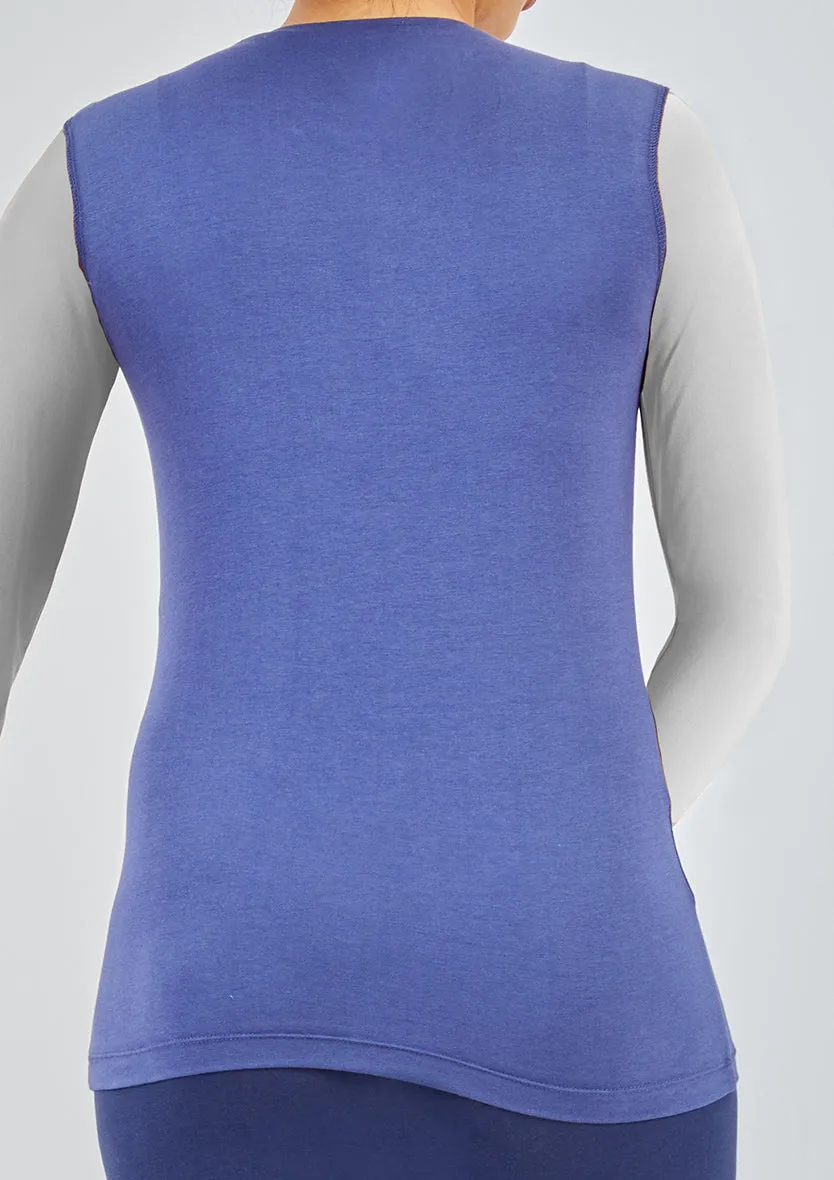 Sleeveless body-Plain Jersey Cotton